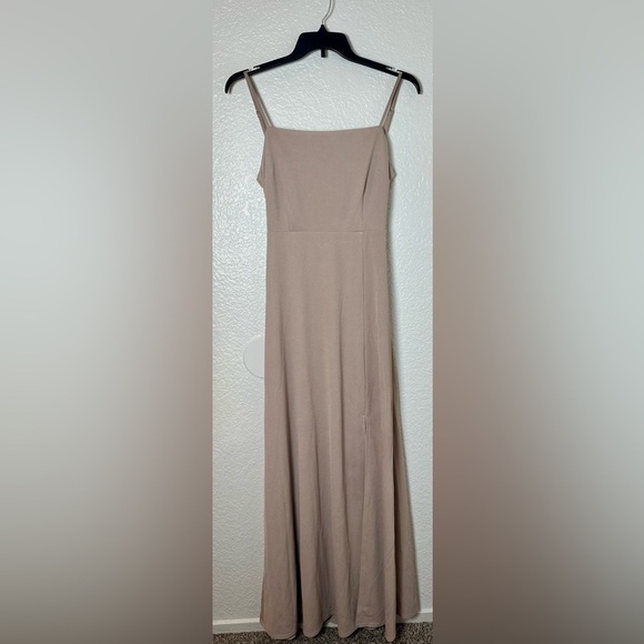 NWT Birdy Grey Benny Dress in Crepe Taupe - Picture 4 of 7